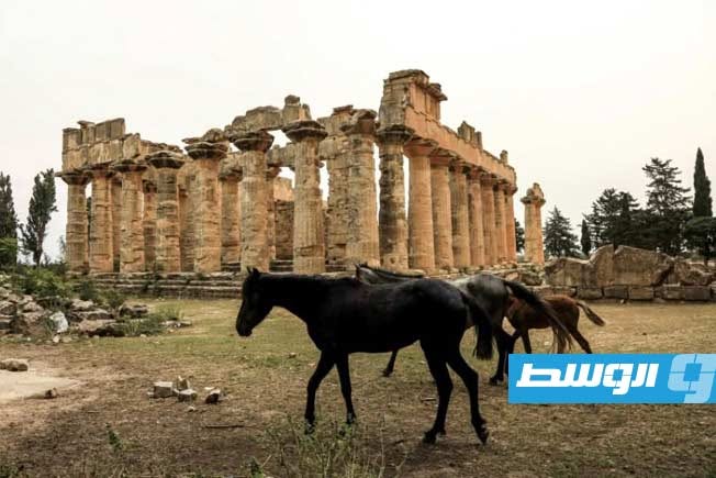 علماء آثار يواجهون نقص الإمكانات لحماية موقعي قورينيا وأبولونيا في ليبيا