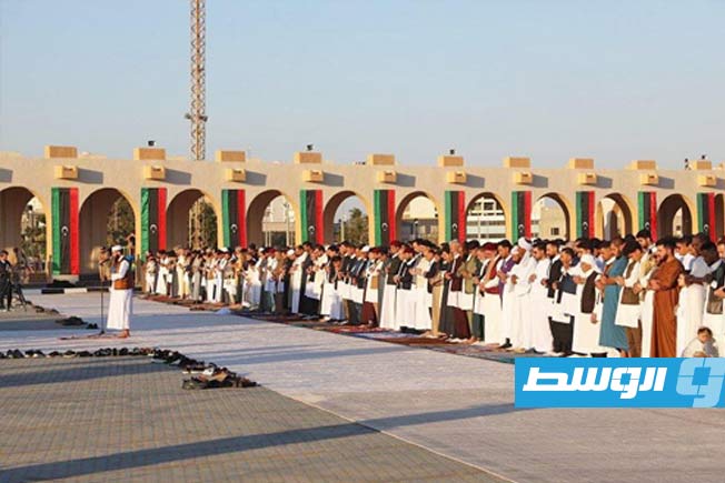 Eid Prayers held at Al-Kish Square in Benghazi