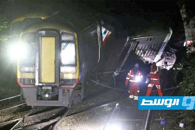 الشرطة البريطانية: قتيل وعدد من الجرحى في تصادم قطاري شمال لندن